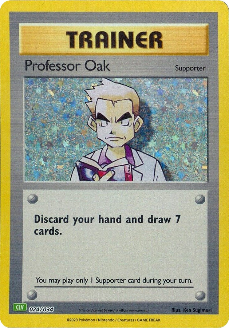 Professor Oak (CLV) [Trading Card Game Classic] | Card Citadel