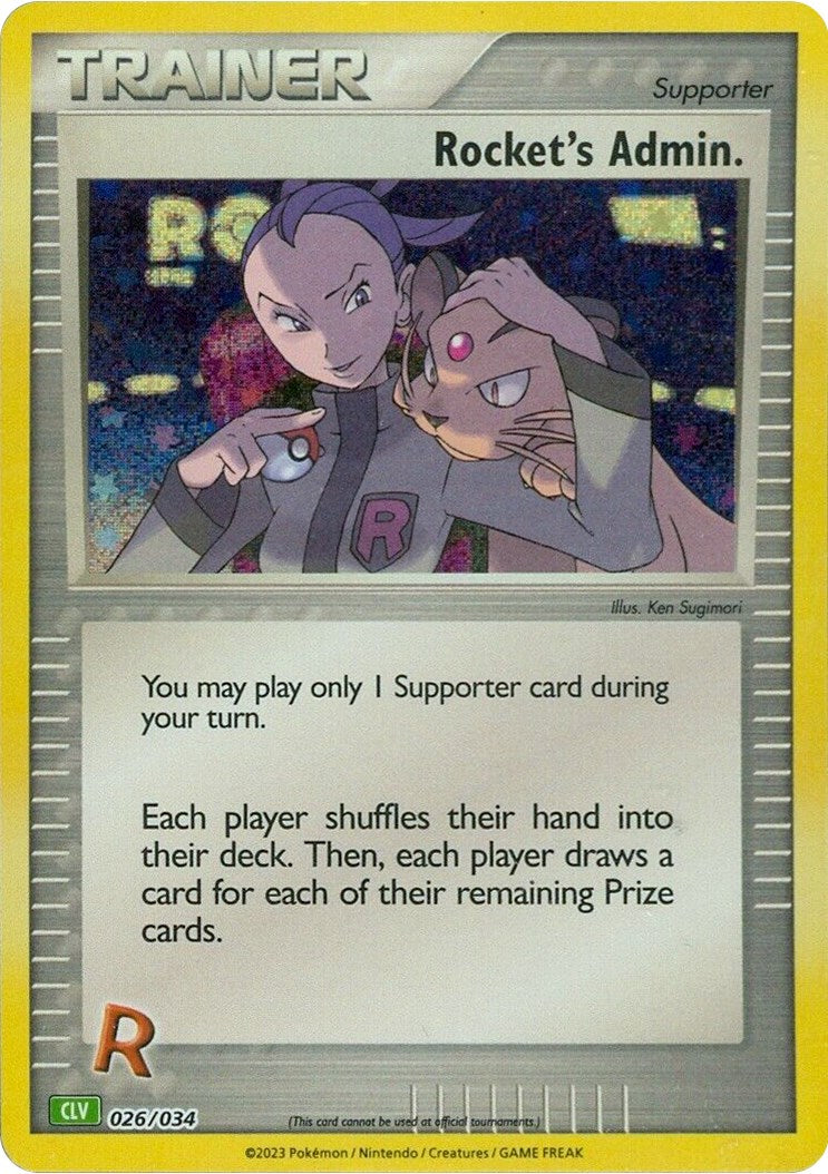 Rocket's Admin. (CLV) [Trading Card Game Classic] | Card Citadel