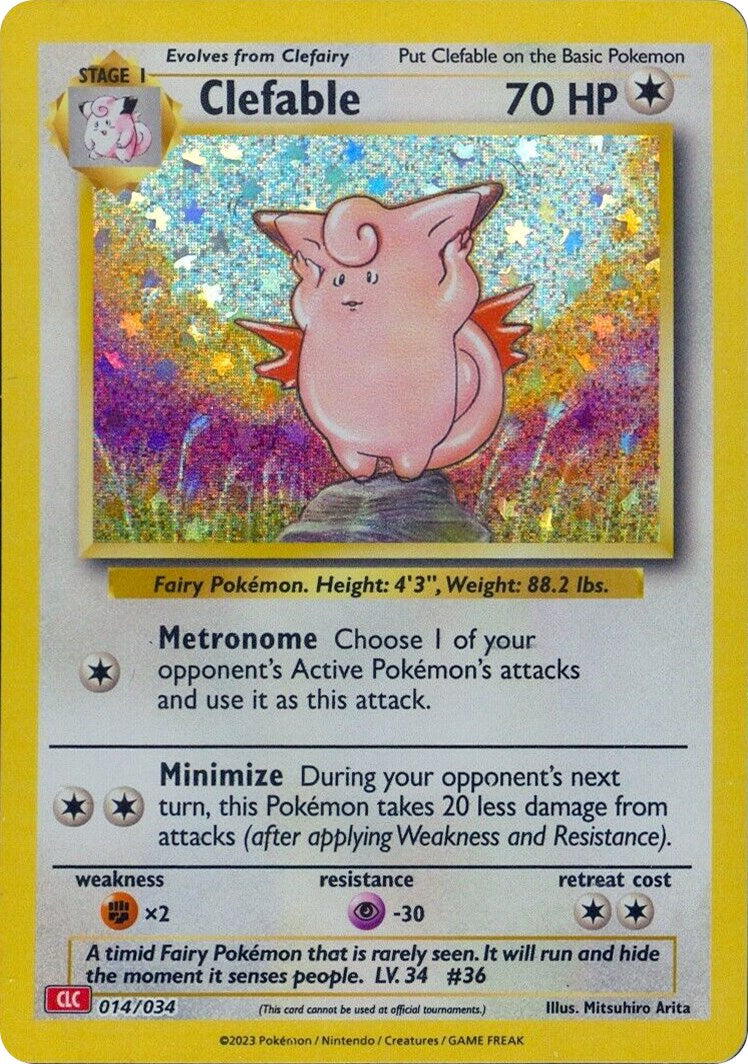 Clefable [Trading Card Game Classic] | Card Citadel