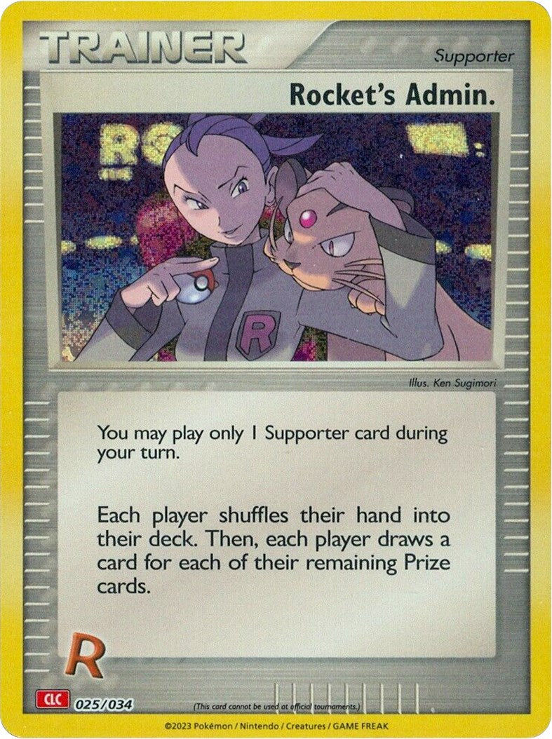 Rocket's Admin. (CLC) [Trading Card Game Classic] | Card Citadel