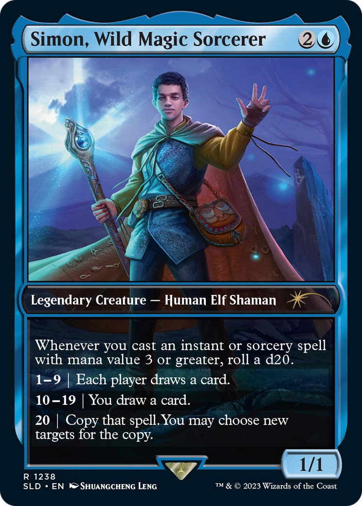 Simon, Wild Magic Sorcerer [Secret Lair Drop Series] | Card Citadel