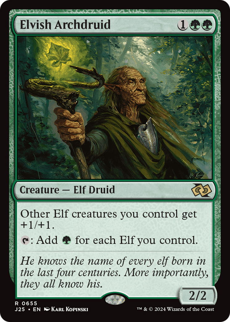 Elvish Archdruid [Foundations Jumpstart] | Card Citadel