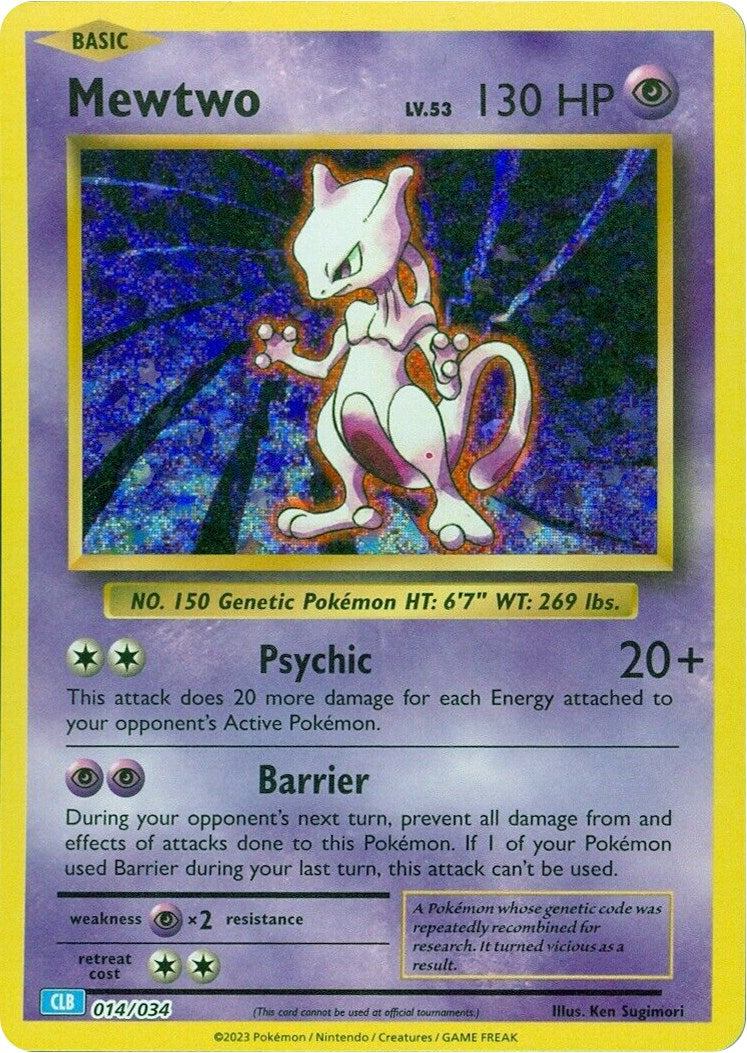 Mewtwo [Trading Card Game Classic] | Card Citadel