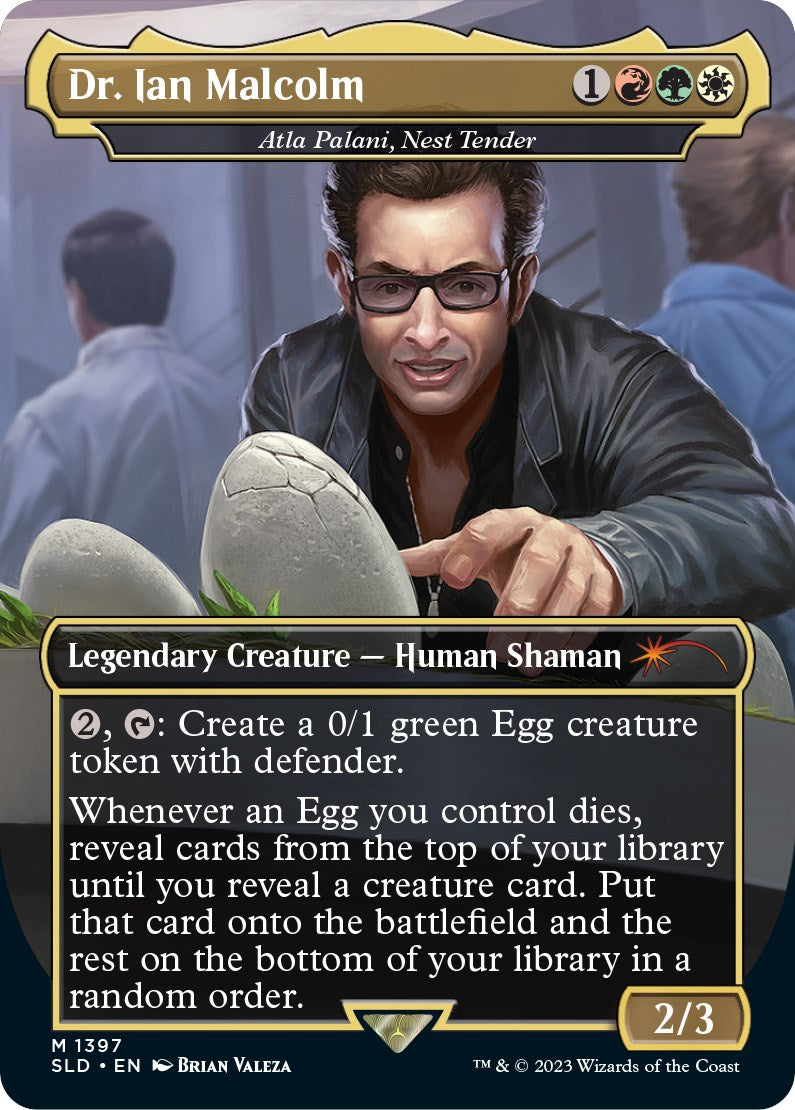 Dr. Ian Malcolm - Atla Palani, Nest Tender [Secret Lair Drop Series] | Card Citadel