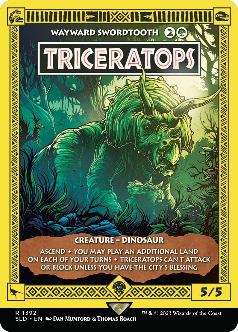 Triceratops - Wayward Swordtooth [Secret Lair Drop Series] | Card Citadel