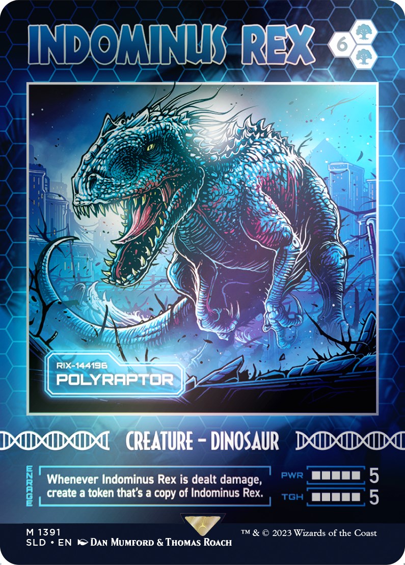 Indominus Rex - Polyraptor (Rainbow Foil) [Secret Lair Drop Series] | Card Citadel