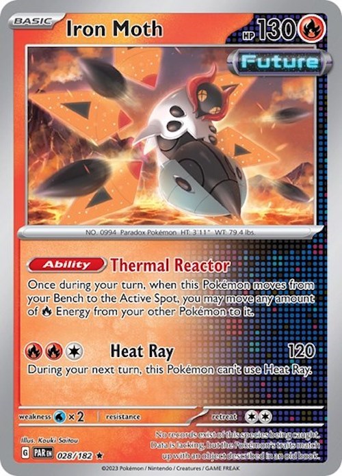 Iron Moth (028/182) (Build & Battle Box) [Scarlet & Violet: Paradox Rift] | Card Citadel