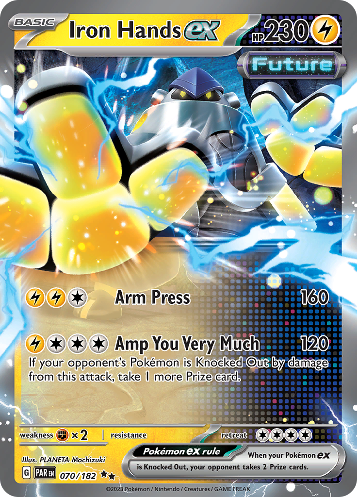 Iron Hands ex (070/182) [Scarlet & Violet: Paradox Rift] | Card Citadel