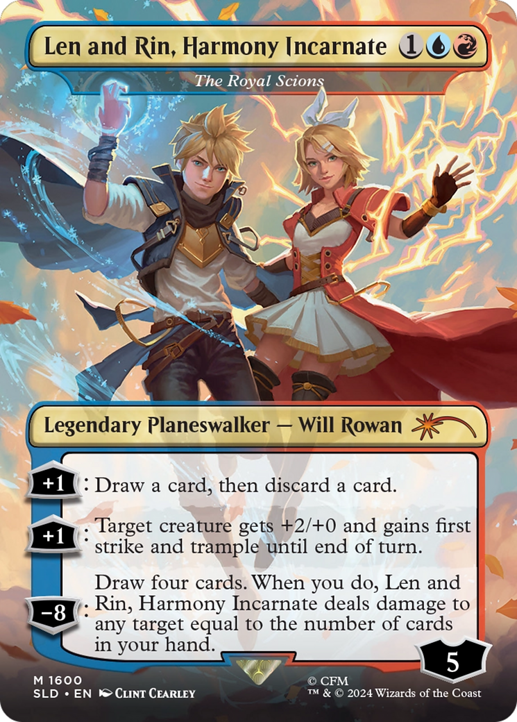 Len and Rin, Harmony Incarnate - The Royal Scions [Secret Lair Drop Series] | Card Citadel