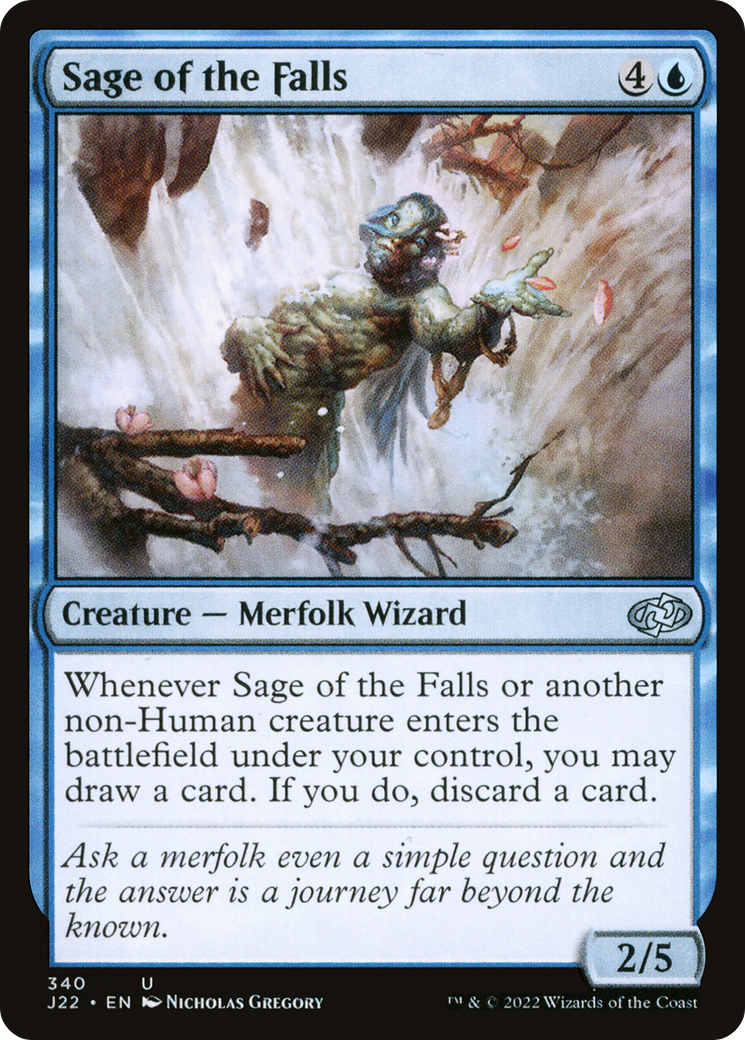 Sage of the Falls [Jumpstart 2022] | Card Citadel