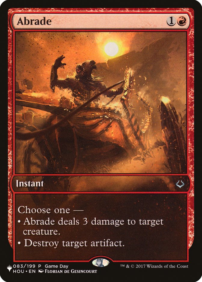 Abrade [The List] | Card Citadel