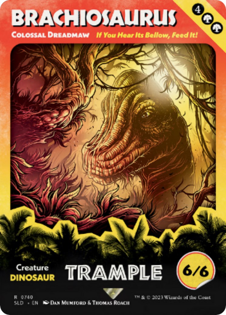 Brachiosaurus - Colossal Dreadmaw [Secret Lair Drop Series] | Card Citadel