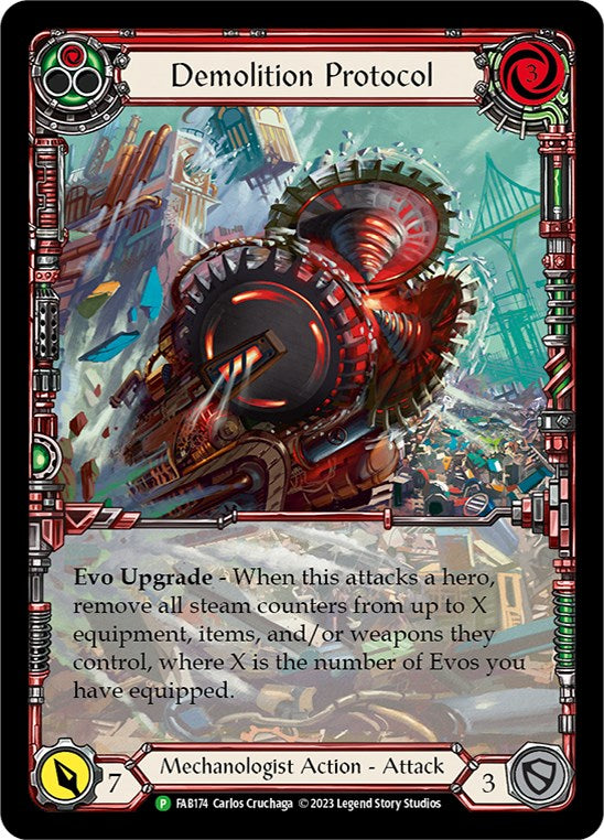 Demolition Protocol [FAB174] (Promo)  Rainbow Foil | Card Citadel