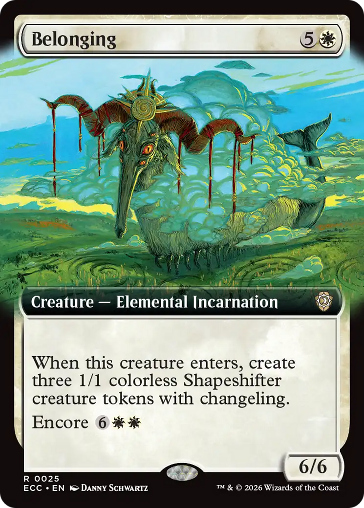 Belonging (Extended Art) [Lorwyn Eclipsed Commander] | Card Citadel