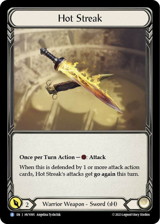 Hot Streak [HVY095] (Heavy Hitters)  Cold Foil | Card Citadel