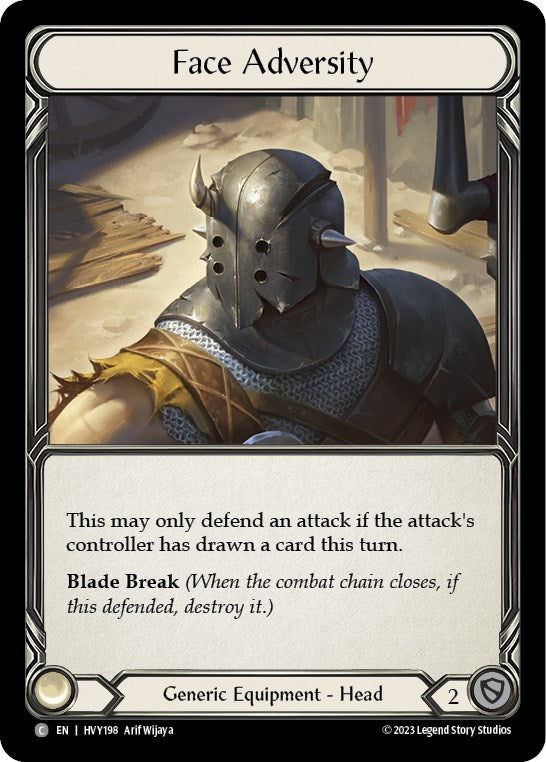Face Adversity [HVY198] (Heavy Hitters) | Card Citadel