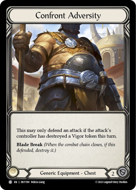 Confront Adversity [HVY199] (Heavy Hitters)  Cold Foil | Card Citadel