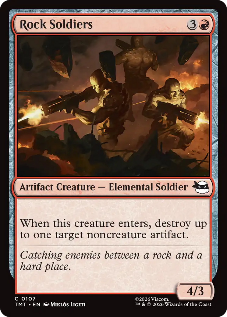 Rock Soldiers [Teenage Mutant Ninja Turtles] | Card Citadel