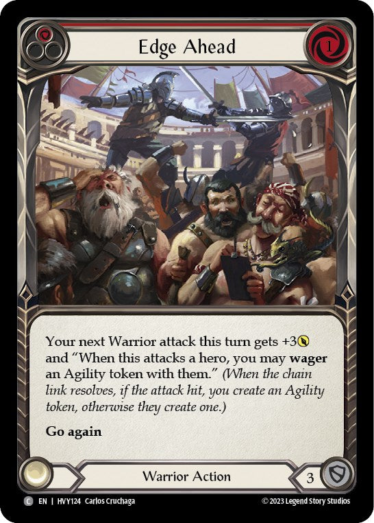 Edge Ahead (Red) [HVY124] (Heavy Hitters) | Card Citadel