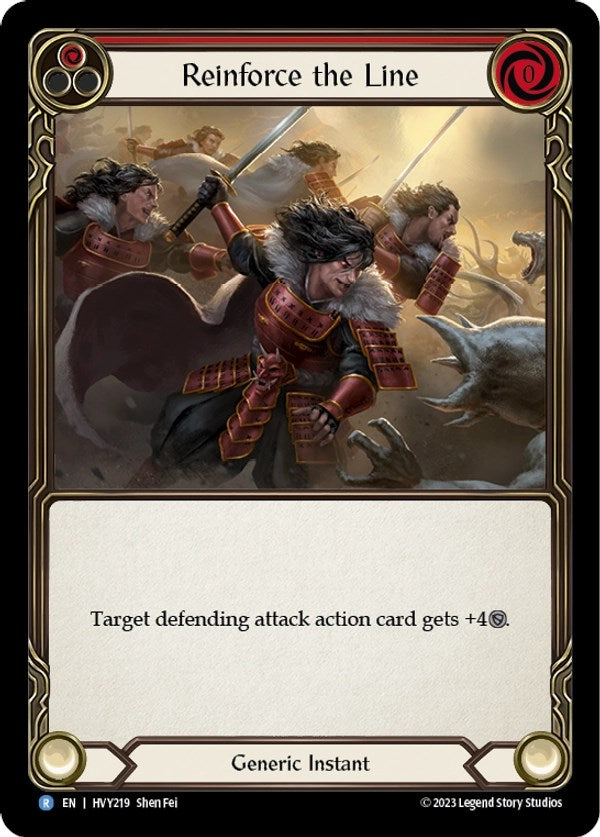Reinforce the Line (Red) [HVY219] (Heavy Hitters) | Card Citadel