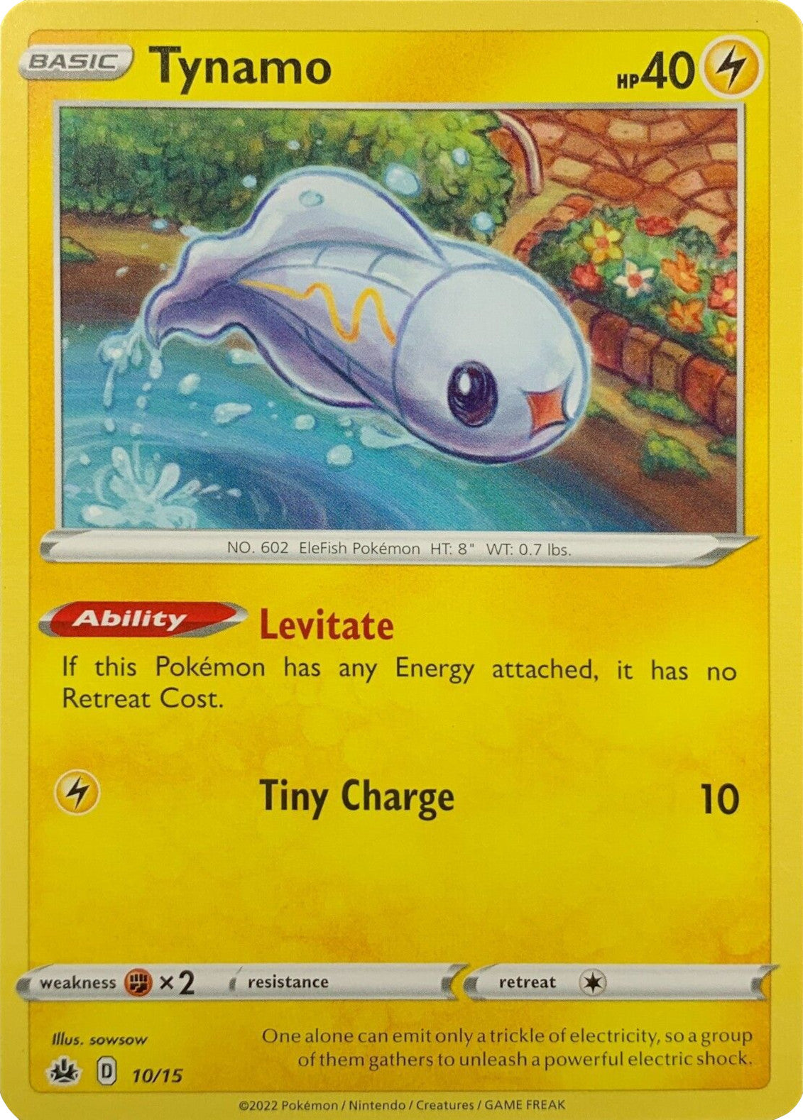 Tynamo (10/15) [McDonald's Promos: Match Battle] | Card Citadel