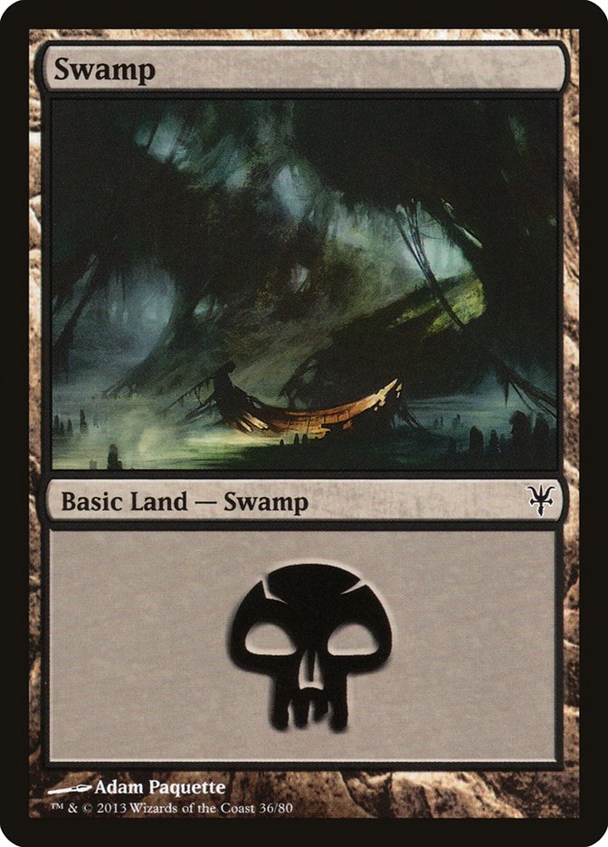 Swamp (36) [Duel Decks: Sorin vs. Tibalt] | Card Citadel