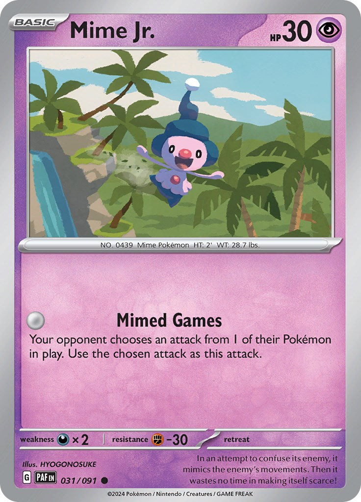 Mime Jr. (031/091) [Scarlet & Violet: Paldean Fates] | Card Citadel