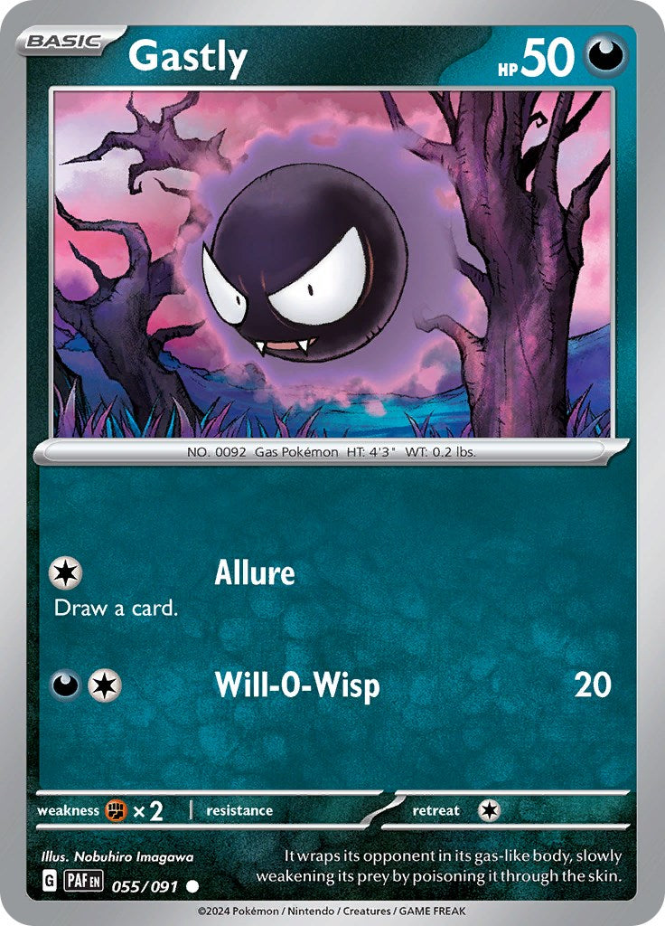 Gastly (055/091) [Scarlet & Violet: Paldean Fates] | Card Citadel