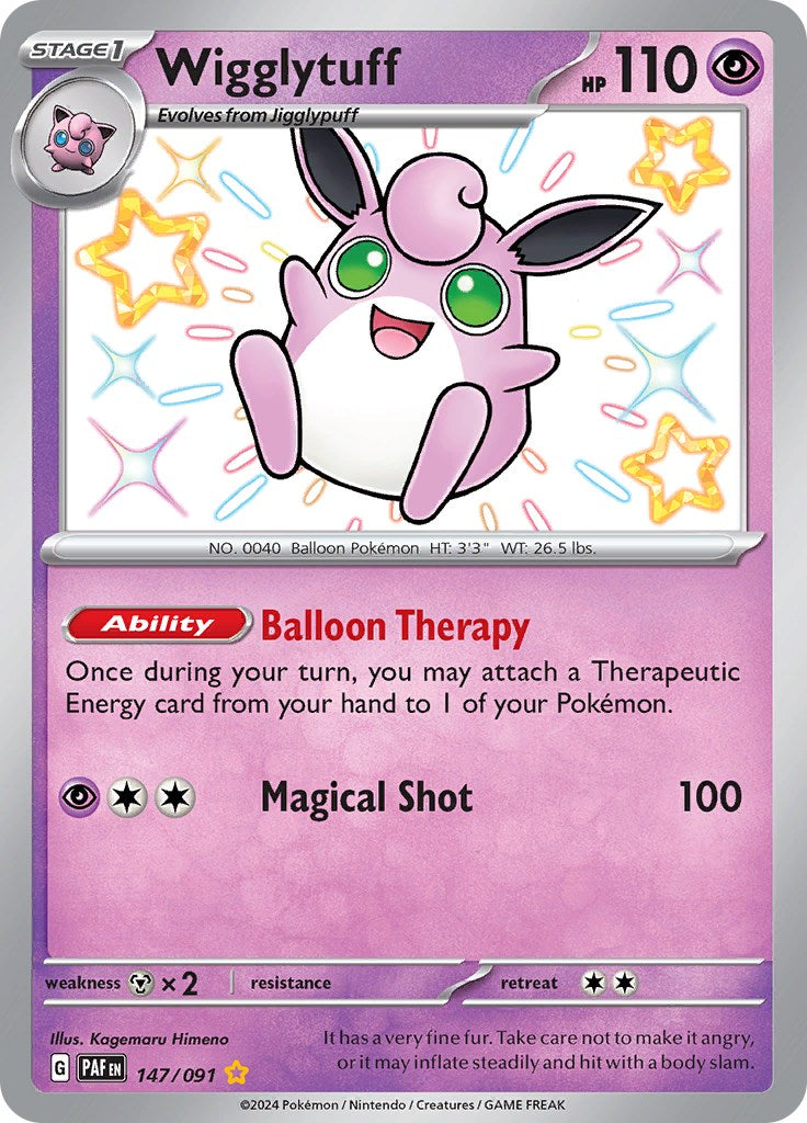 Wigglytuff (147/091) [Scarlet & Violet: Paldean Fates] | Card Citadel