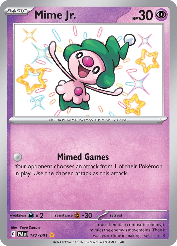 Mime Jr. (157/091) [Scarlet & Violet: Paldean Fates] | Card Citadel