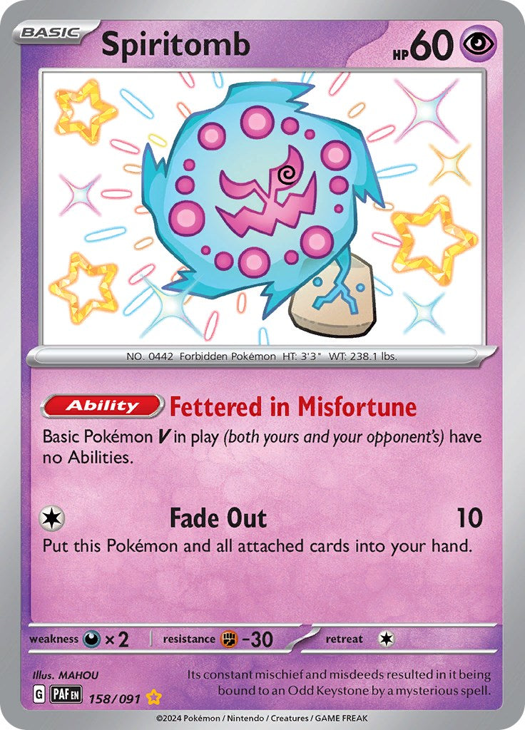 Spiritomb (158/091) [Scarlet & Violet: Paldean Fates] | Card Citadel