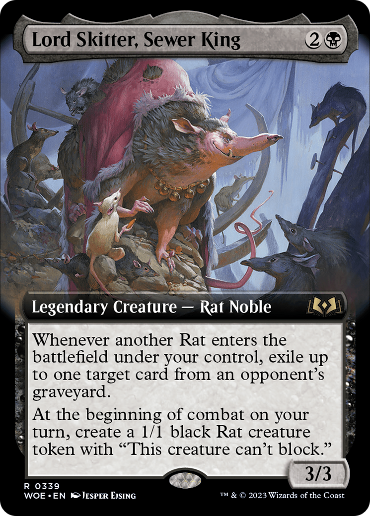 Lord Skitter, Sewer King (Extended Art) [Wilds of Eldraine] | Card Citadel