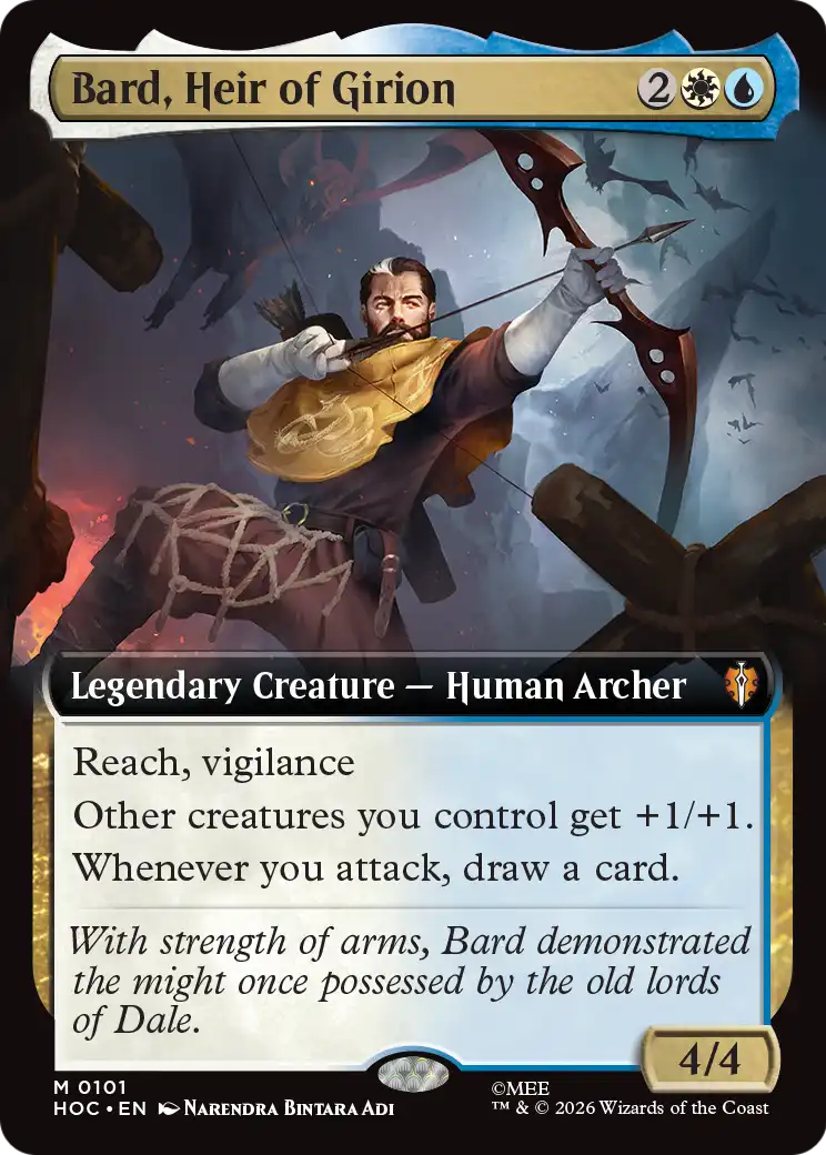 Bard, Heir of Girion (Extended Art) [The Hobbit: Eternal-Legal] | Card Citadel
