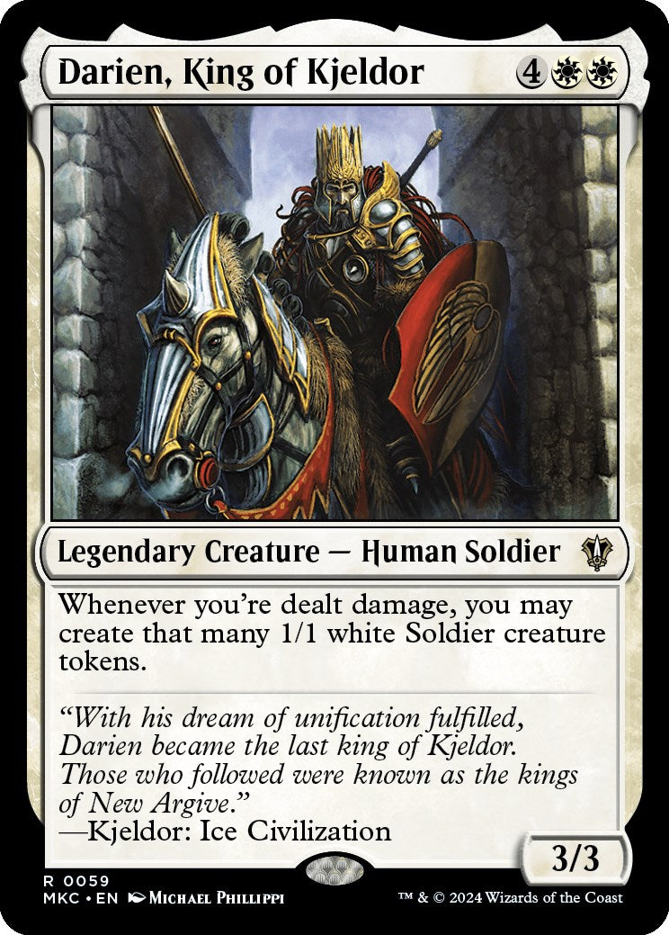 Darien, King of Kjeldor [Murders at Karlov Manor Commander] | Card Citadel