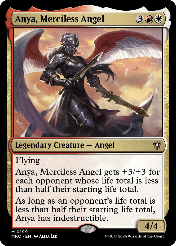 Anya, Merciless Angel [Murders at Karlov Manor Commander] | Card Citadel