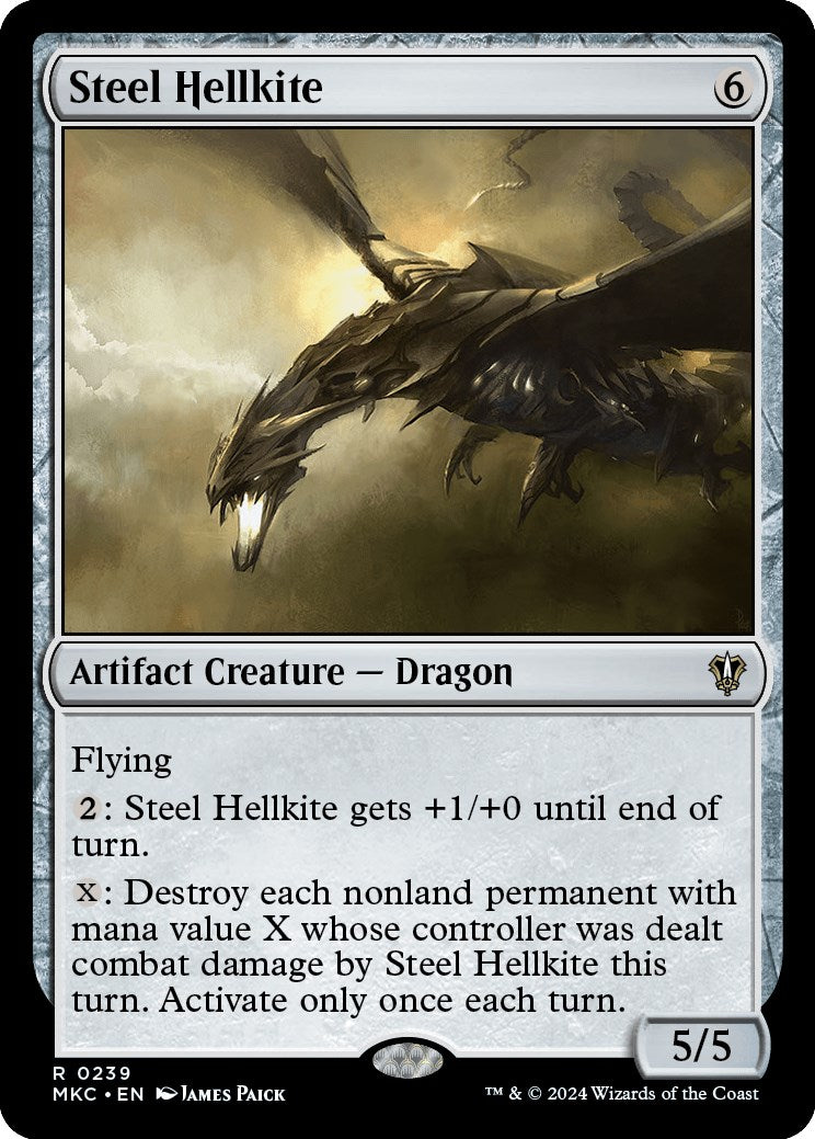 Steel Hellkite [Murders at Karlov Manor Commander] | Card Citadel