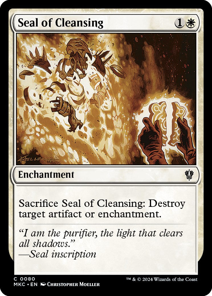 Seal of Cleansing [Murders at Karlov Manor Commander] | Card Citadel