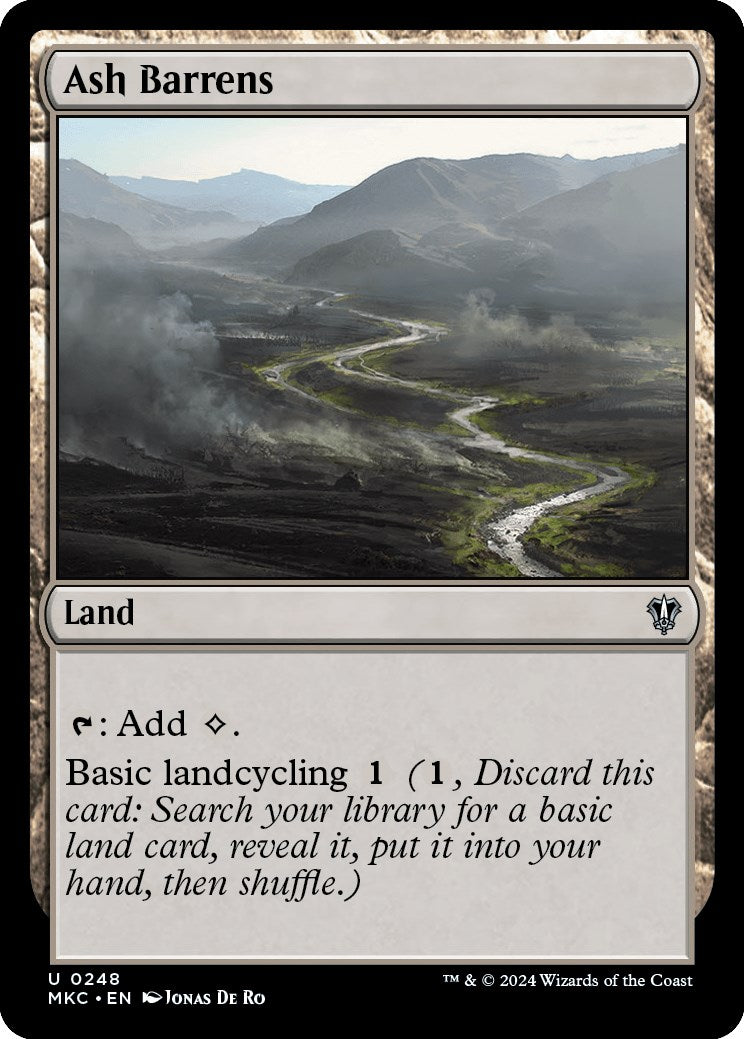 Ash Barrens [Murders at Karlov Manor Commander] | Card Citadel