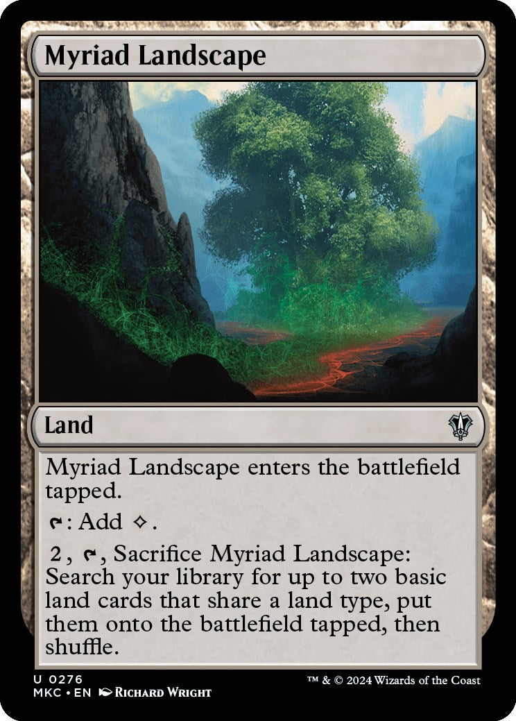 Myriad Landscape [Murders at Karlov Manor Commander] | Card Citadel