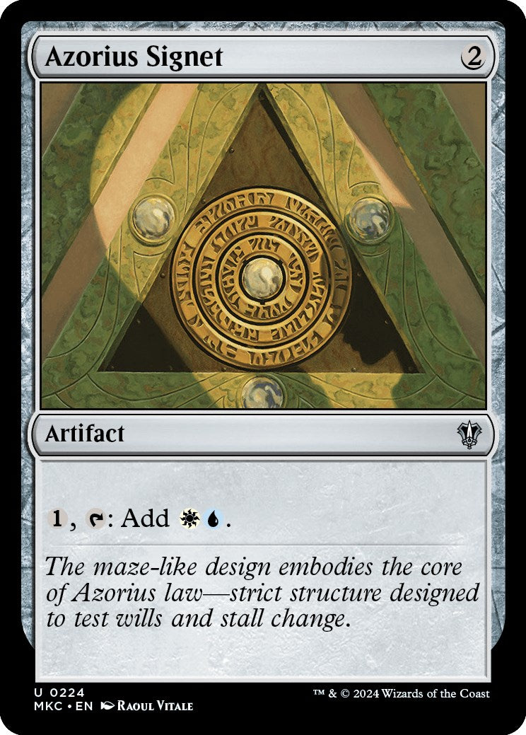 Azorius Signet [Murders at Karlov Manor Commander] | Card Citadel