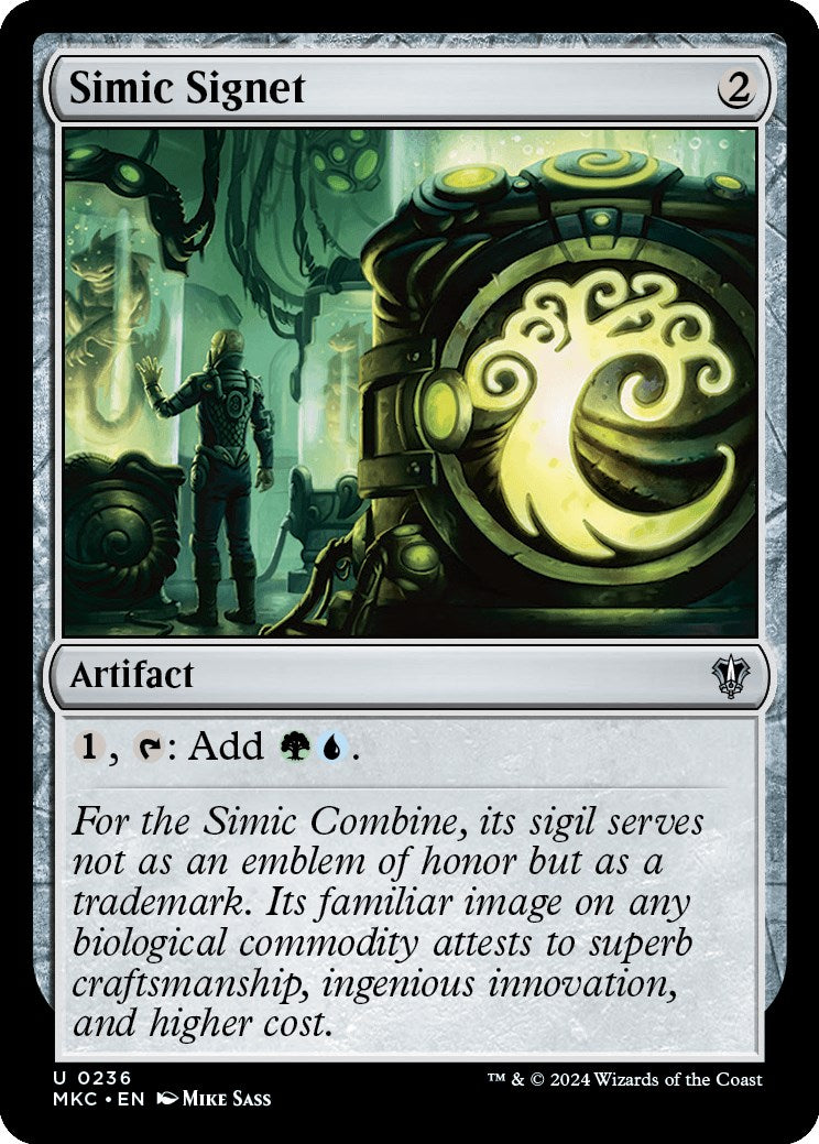 Simic Signet [Murders at Karlov Manor Commander] | Card Citadel