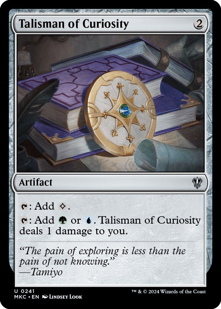 Talisman of Curiosity [Murders at Karlov Manor Commander] | Card Citadel