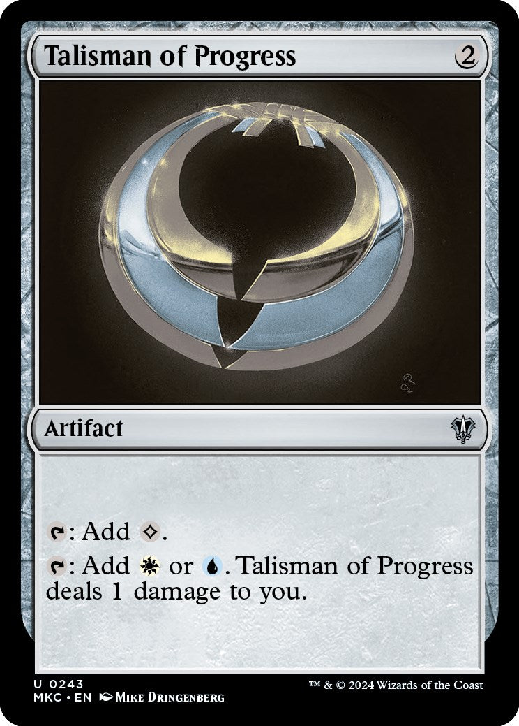 Talisman of Progress [Murders at Karlov Manor Commander] | Card Citadel