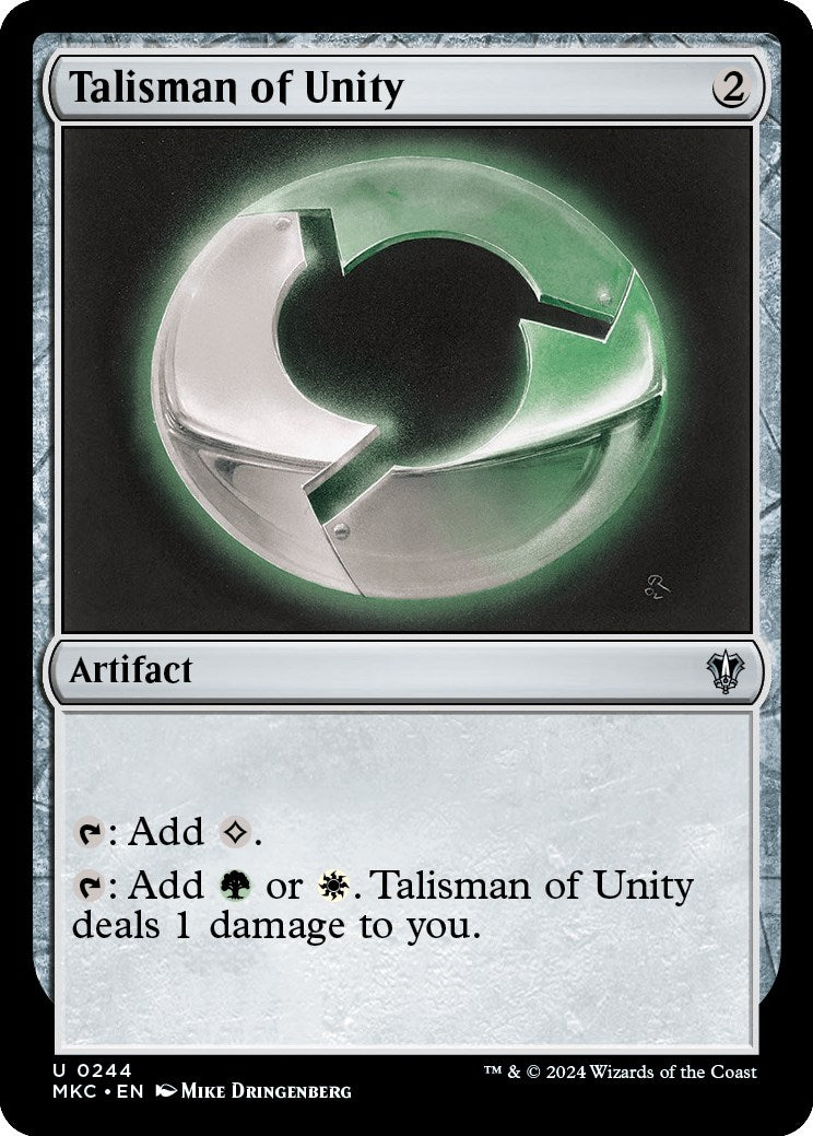 Talisman of Unity [Murders at Karlov Manor Commander] | Card Citadel