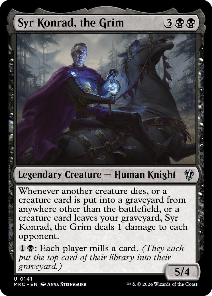 Syr Konrad, the Grim [Murders at Karlov Manor Commander] | Card Citadel