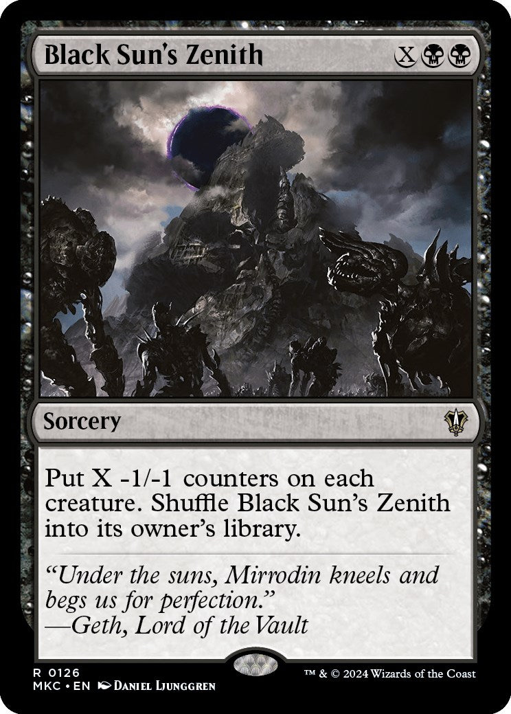 Black Sun's Zenith [Murders at Karlov Manor Commander] | Card Citadel