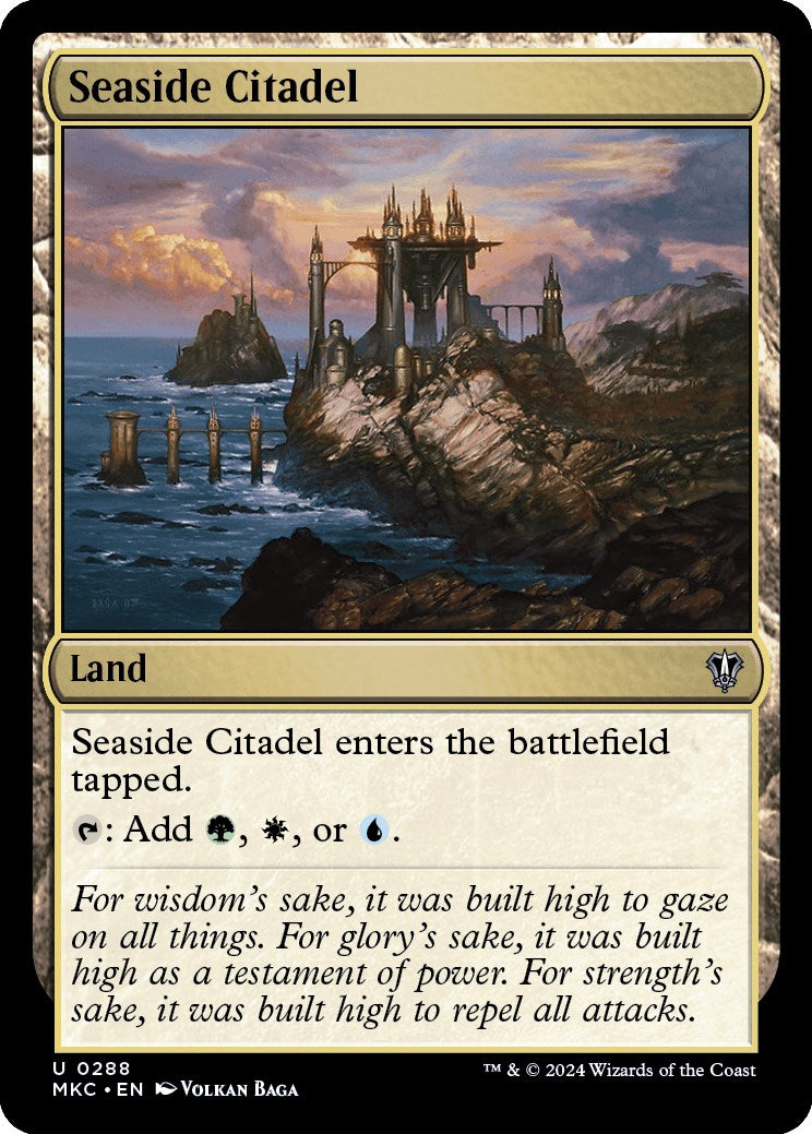 Seaside Citadel [Murders at Karlov Manor Commander] | Card Citadel