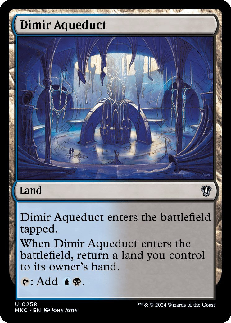 Dimir Aqueduct [Murders at Karlov Manor Commander] | Card Citadel