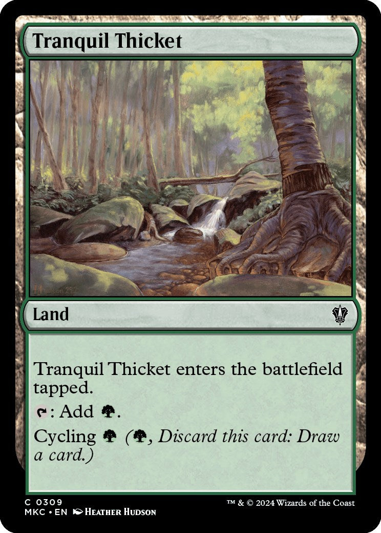 Tranquil Thicket [Murders at Karlov Manor Commander] | Card Citadel