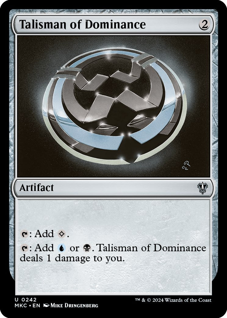 Talisman of Dominance [Murders at Karlov Manor Commander] | Card Citadel